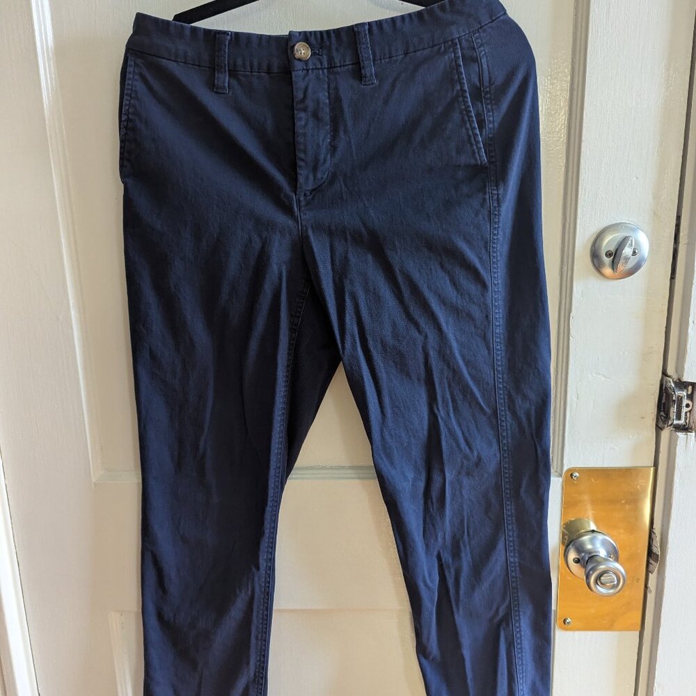 J Crew High-rise girlfriend chino pant